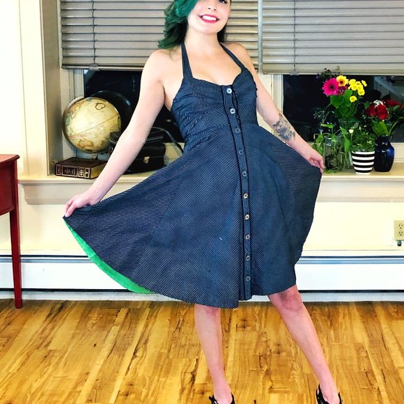 Anthropology 1959 Retro Button Down Dress - Picture 9 of 15